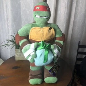 Teenage Mutant Ninja Turtle TMNT Raphael Plush Birthday Party Greeter W Tags - Picture 1 of 6