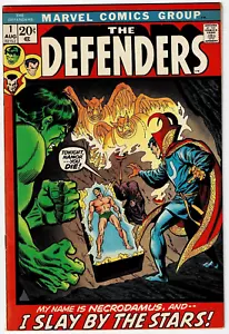 Defenders #1 (1972) High Grade 9.0-9.2 KEY Issue Marvel Comics Bronze Age U-HV - Picture 1 of 2