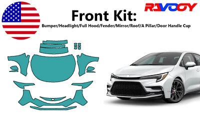 For Toyota Corolla SE XSE 2023-2025 Front Paint Protection Film PreCut Kit PPF - Image 1 of 4