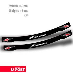ALPINESTARS Logo Motorcycle Helmet Visor Stickera - Picture 1 of 3