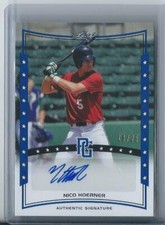 2014 Leaf Perfect Game Showcase Autographs Black #A-NH1 Nico Hoerner Auto 16/25