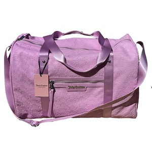 Juicy Couture GP Fondant Pink Bestseller Rosie Weekender Duffle Bag 18" NWT - Picture 1 of 10
