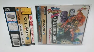Sega Saturn Virtua Fighter Remix Japanese Version - Sega - USED Game - With Obi - Image 1 of 4