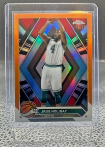 2023-24 Topps Chrome Jrue Holiday #12 Orange Refractor /25 Boston Celtics - Picture 1 of 8