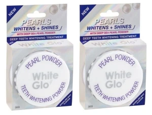 2 x White Glo Pearl Pulver Zahnaufhellung Pulver 30g - Bild 1 von 2