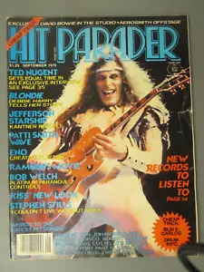 Hit Parader Magazine Sept '79 Ted Nugent on cover Blondie, Kiss, Cheap Trick ! - Picture 1 of 3