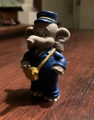 Benjamin Blümchen Hör & Lies Verlag Figur 1994 Nr. 4 Postbote - Bild 1 von 4