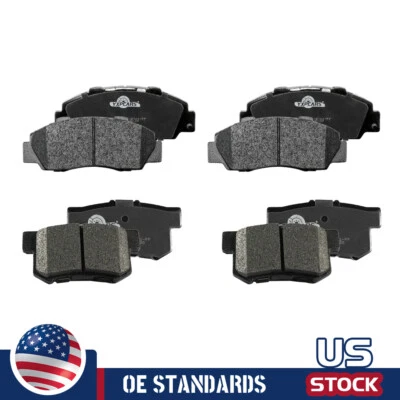 For Honda Accord Odyssey Acura TL CL Legend Front Rear Ceramic Brake Pads - Image 1 of 4