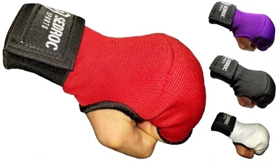 Sedroc Boxing Gel Hand Wrap Gloves Knuckle Guards Shields Inner Fist Wraps Pair - Image 1 of 1