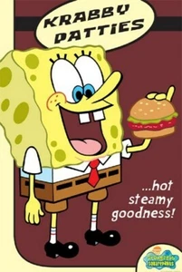 SPONGEBOB POSTER Krabby Patties RARE HOT NEW - Picture 1 of 1
