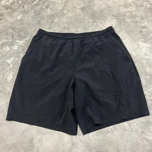 Pantalones Cortos Lululemon Pace Breaker Para Hombre Negro Sólido 9" Entrepierna Forrados Talla XL - Imagen 1 de 8