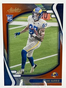 2021 Panini Absolute - [Base] - Spectrum Orange #138 - Jacob Harris /75 RC - Bild 1 von 2