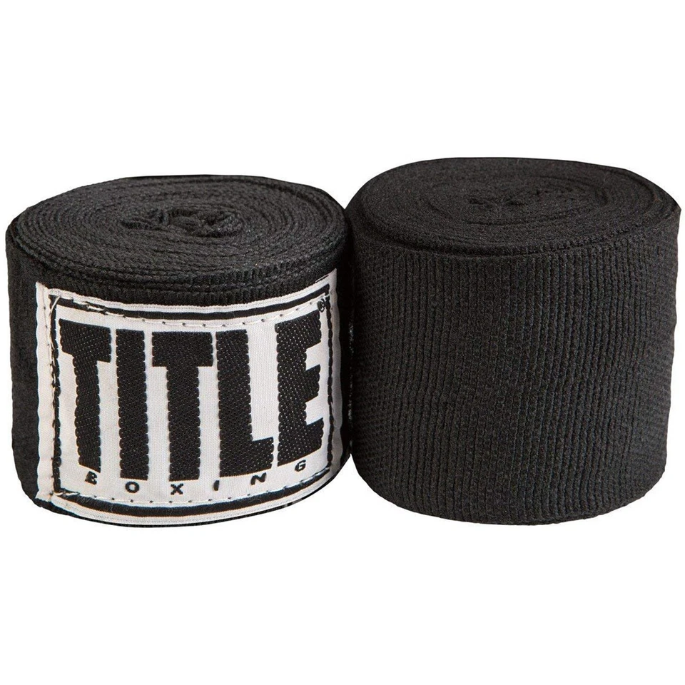 Title Boxing Mexican Style Handwraps-Black - Image 1 of 1