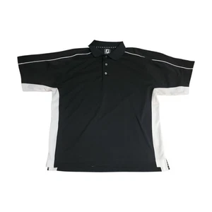 Footjoy FJ Golf Polo Herren Gr. XL schwarz weiß sportliche Passform Kragenhemd - Bild 1 von 7