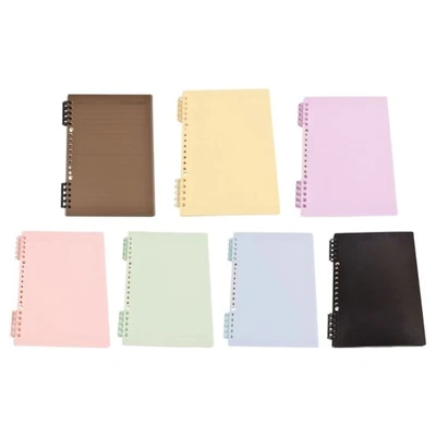 Soft Cover Detachable Notebook Refillable Panes Smooth Paper Transportable - Image 1 of 4