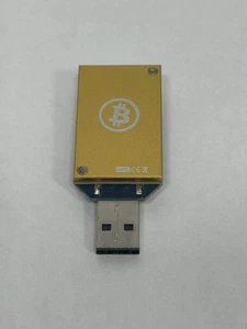 ASIC Miner Block Erupter Bitcoin Miner USB 333 MH/s Color Gold NOT TESTED - Picture 1 of 3