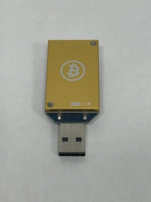 ASIC Miner Block Erupter Bitcoin Miner USB 333 MH/s Color Gold NOT TESTED - Image 1 of 3