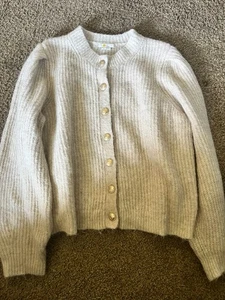 Boden Flauschige Strickjacke Damen Goldknöpfe XL - 000971 Neu ohne Etikett - Bild 1 von 7