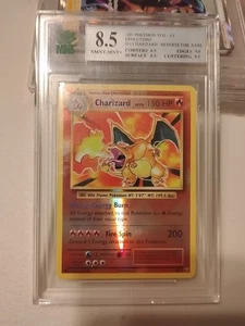 MNT 8.5 Charizard Evolutions Reverse Holo Card - Picture 1 of 2