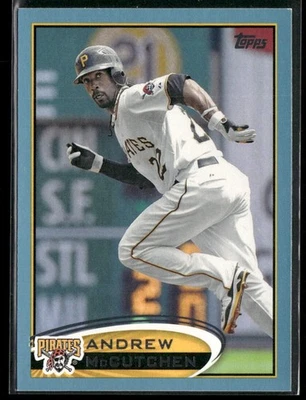 Andrew McCutchen Walmart Blue Border SP Parallel 2012 Topps Pirates - Image 1 of 2