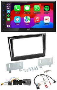 JVC Bluetooth USB Lenkrad 2DIN DAB Autoradio für Fiat Doblo ab 15 piano schwarz - Bild 1 von 11