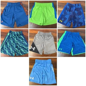 Lot of Boys Active Shorts Sz Small X Small Lot of 7 - Picture 1 of 22