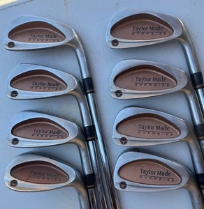 Taylormade Burner Oversize Iron Set 3-9, SW (No PW) S-90 Stiff Flex Steel RH - Picture 1 of 12