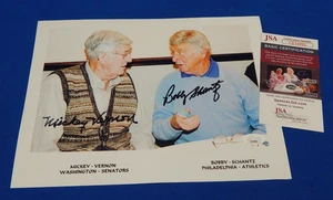 Mickey Vernon & Bobby Shantz Autographed 8x10" Photograph ~ JSA COA - Picture 1 of 5