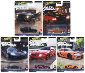Hot Wheels Premium Fast and Furious Mix 3 2025 Juego de 5 Coches 1:64 - Imagen 1 de 1