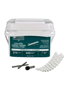 Veranda Collated Cortex Hidden Fastening System 1008 791 241 - 375 Screws - Picture 1 of 8