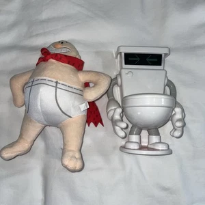 Captain Underpants sprechende Toilette 7,5 Zoll Figur Dreamworks & Plüschtier Spielzeug Set - Bild 1 von 5