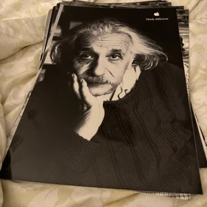 Vintage Apple "Think Different" Genius Educational VOLLES 10 Poster Set 11"x17" - Bild 1 von 24