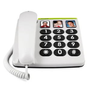 Doro PhoneEasy 331i PH telefon stołowy biały, - Zdjęcie 1 z 5
