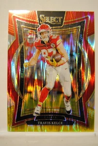 Amortiguador Prizim Panini Select Travis Kelce #97 rojo/amarillo 2024 - Imagen 1 de 2