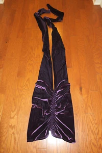 M ❤️ VICTORIA'S SECRET MODA Stretch KLEID 35" LÄNGE HINTEN OFFEN ZUM BINDEN NECKHOLDER GERAFFT - Bild 1 von 7