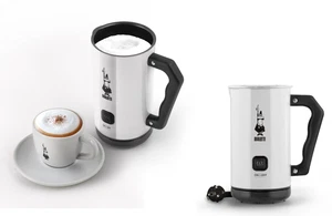 BIALETTI Milchaufschäumer Elektrisch 0,3 Liter MK02 Weiß 4432 - Foto 1 di 2