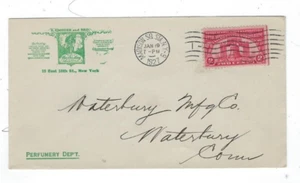 1927 New York, GREEN Advertising, B Kronish & Bro, 2c Sesqui, Women's Toiletries - Picture 1 of 1