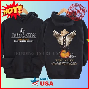 Toby Keith 1961 2024 Thank You For The Memories S-5XL Hoodie - Bild 1 von 8
