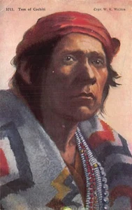 Postcard NM: Tom of Cochiti Tribe, Deming, New Mexico, DB, 1910's, Unposted - Picture 1 of 2