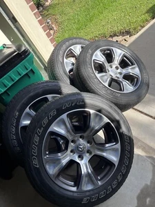 20" Dodge Ram Laramie 1500 OEM 2019 2020 2021 2022 wheels tires W/ TPMS - Picture 1 of 7