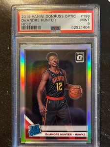 2019-20 DONRUSS OPTIC DEANDRE HUNTER RC HOLO #198 PSA 9 GEM MINT