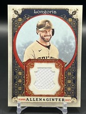2023 Topps Allen & Ginter Full Size Jersey Relic Evan Longoria #AGRB-EL DBacks