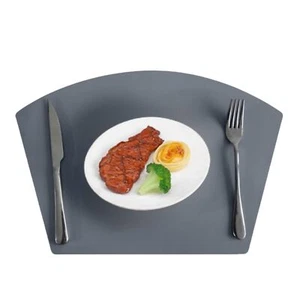Rustic Table placemats Set of 4 Vinyl placemats Suit for Round Dining Table F... - Picture 1 of 7