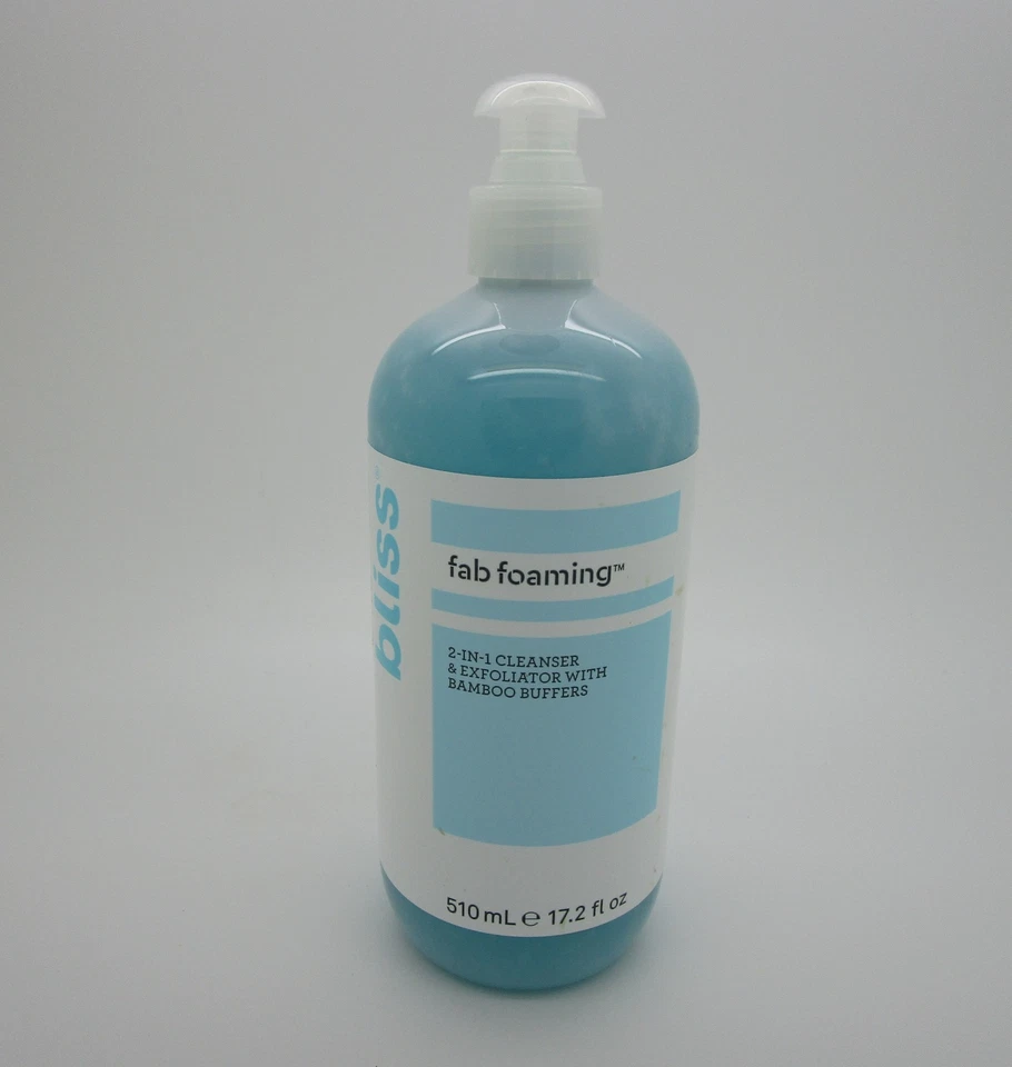 Bliss 2-in-1 CLEANSER & EXFOLIATOR with Bamboo Buffers 17.2 fl oz - Image 1 of 1