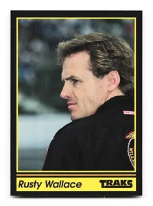 1991 Traks #124 Rusty Wallace NMMT 3941 - Picture 1 of 2