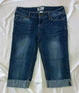 Girls Capri Jeans Sz 7 Blue by SO - EUC - Picture 1 of 2