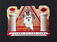 🥔LeBron James 2022-23 Panini Crown Royale Pillars Of The Game Red /49