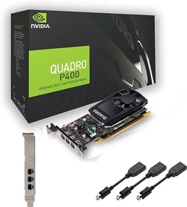 Quadro P400 Professional Graphic Card 2GB GDDR5 PCI Express 3.0 x16 LP FH - Picture 1 of 4