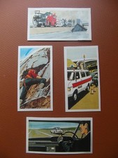 Brooke Bond tea Police File 1977 tea cards (4) fine used.