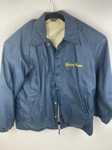 Vintage Champion Coach Jacket Notre Dame Fighting Irish Rochester Running Man - Picture 1 of 8